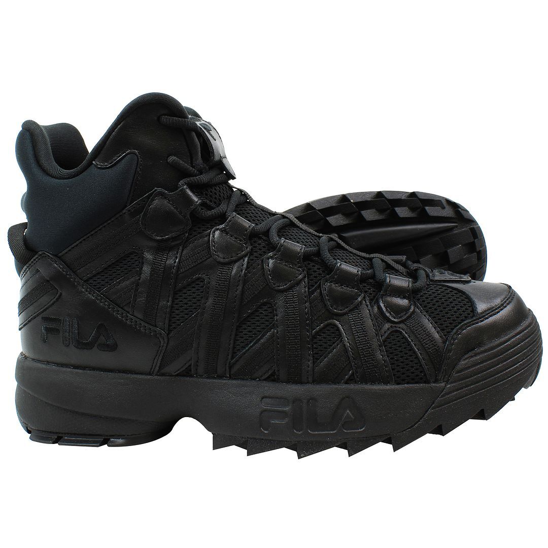 Fila Fabric Mens Black Boots image 4