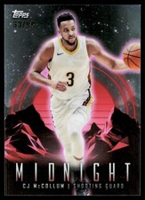 2024 Topps Midnight CJ MCCOLLUM Midnight Red Refractor /99