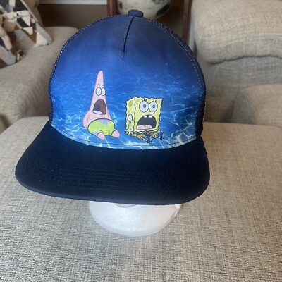 Cappellino Da Baseball SpongeBob Patrick Star Trucker – Blu Navy Regolabile - 2