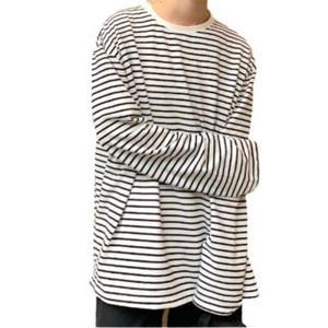 korean striped long sleeve