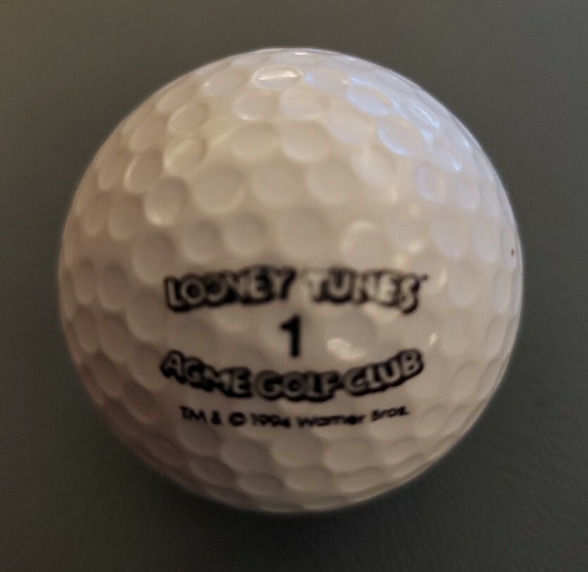 Tasmanian Devil Acme Golf Club Looney Tunes Golf Ball NEW never