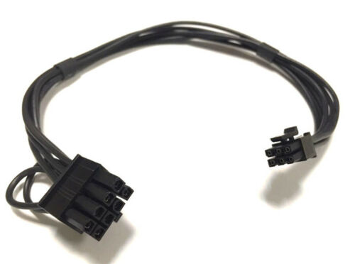 Mini 6-pin 6pin to 8-pin 8Pin PCIe Video Card Power Cable for Apple Mac Pro - Picture 1 of 3