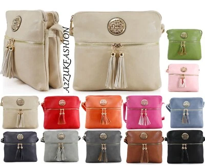 A2ZUKFASHION Women Tassel Cross Body Messenger Bag Ladies Shoulder Over Bags Fashion Handbags