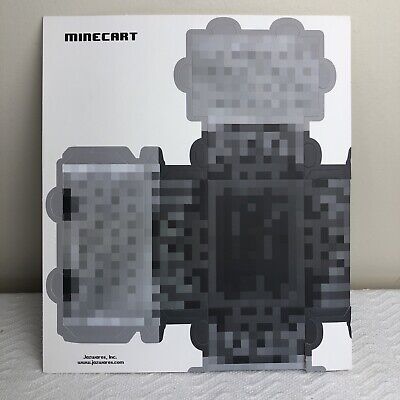 Minecraft Papercraft Overworld Minecart Pack New