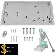 For RCBS Cast Aluminum 9282 Accessory Base Plate 3 Grey