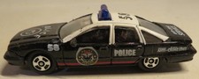 Vintage 3" Welly Chevrolet CAPRICE City Police 58 White Car Rare 1/64 Loose Cop