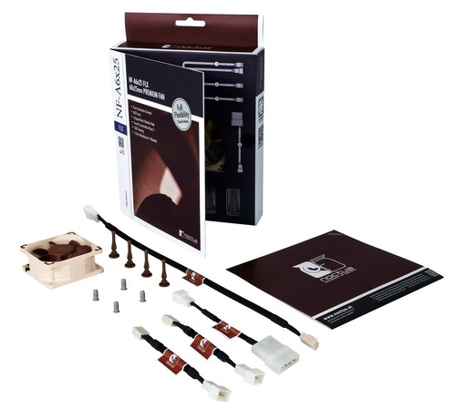 Noctua NF-A6x25 FLX, Premium Quiet Fan, 3-Pin (60mm, Brown) - Picture 4 of 7