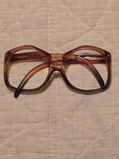 VINTAGE 1976 CHRISTIAN DIOR PINK BLUE OVERSIZED GLASSES