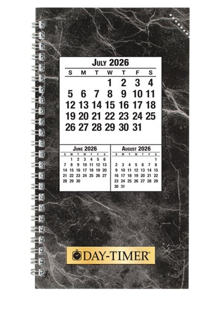 Day-Timer Jul26 – Jun27 Two-Page/Day Recorday Planner Refill, Wired, Extras