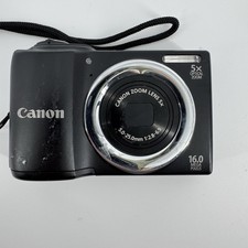 Canon PowerShot A810 Compact Digital Camera Black 16MP FOR PARTS