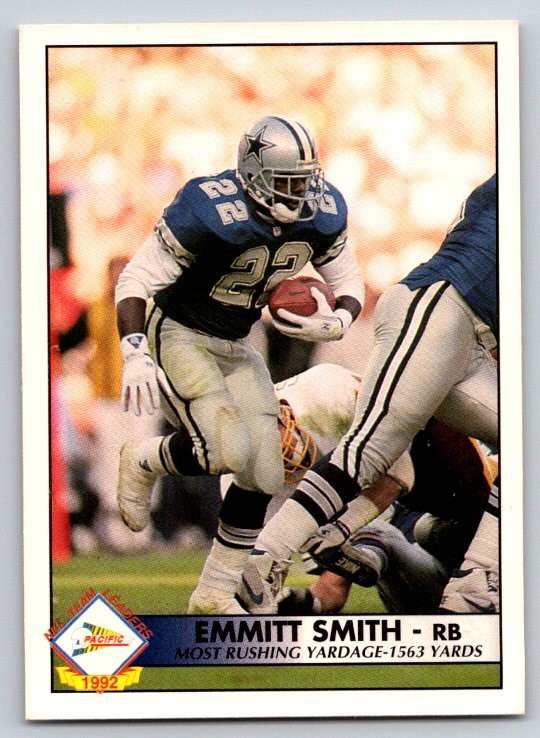 1992 Pacific #6 Emmitt Smith Statistical Leaders
