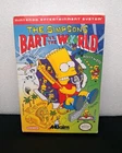 Acclaim The Simpsons Bart vs. the World NES Box Only Licensed by Nintendo Good