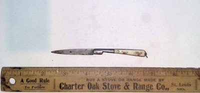 Corsican Vendetta Small Folding Knife, Vintage Pocket Knife, Old Penknife