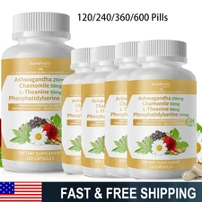 Cortisol Support Supplement for Stress Relief Cortisol Manager 120-600 Pills