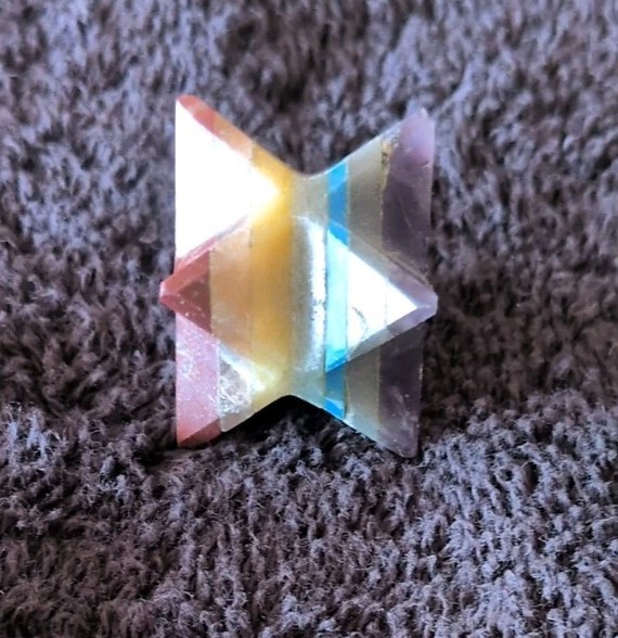 Seven  Chakra Merkaba Reiki Spiritual Sacred Spirit Energy Balancing Stone