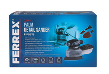Ferrex F-PDS75 Palm Detail Sander 75W 230V Electric Compact Finishing Tool, NEW