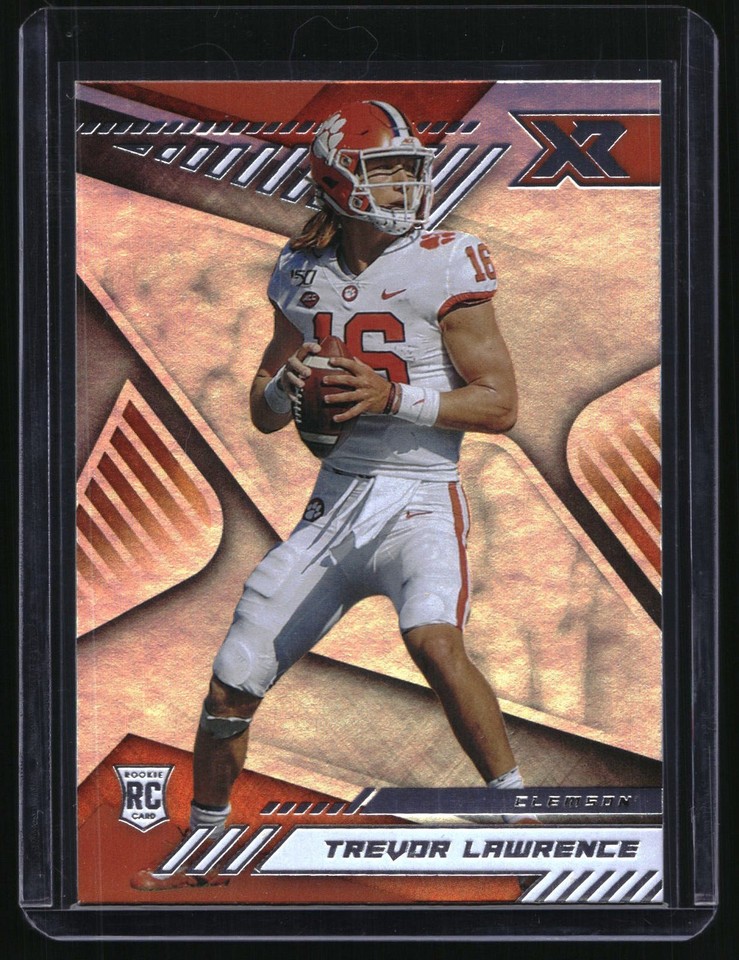 2021 Panini Chronicles Draft Picks XR #179 Trevor Lawrence Purple Clemson Draft Picks XR #179 Trevor Lawrence RC Purple Clemson