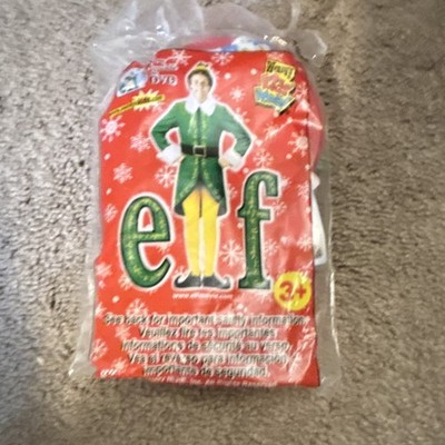McDonald's Elf Movie Buddy the Elf Toy 2003 Sealed in Bag Vintage Ages 3-5