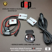 Starlink Mini 12V to 30V Voltage Booster Kit 50A Anderson 3M Charger Cable