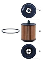 Knecht OX 258D ÖLfilter FüR Alfa Romeo Cadillac Chevrolet Passend FüR Fiat