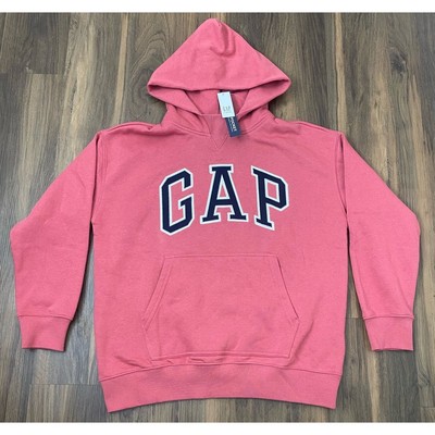 NEW W/TAGS Gap Teen stitched spell-out graphic cotton pullover hoodie, 12