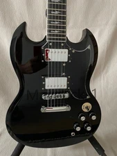 Custom OEM Factory SG Model G400 Black 6 Stings Electric Guitar