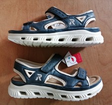 Rieker 64066-14 Trekking Sandalen Gr.37 Blau Damen Mädchen Sandaletten Neu !