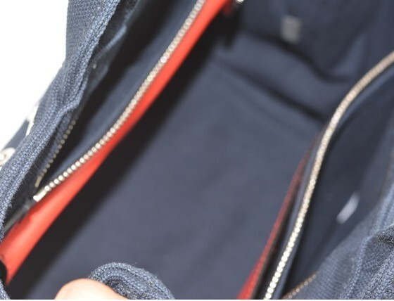 Item PRADA CANAPA Denim Tote Bag 1BG439 from japan thumbnail 3