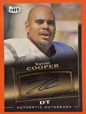 2015 Sage Hit - Autographs Xavier Cooper #A126 Black (AU, RC)