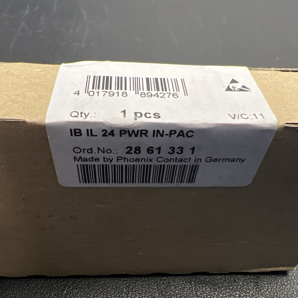 PHOENIX CONTACT IB IL PWR IN-PAC (2861331) POWER INJECTION MODULE | eBay