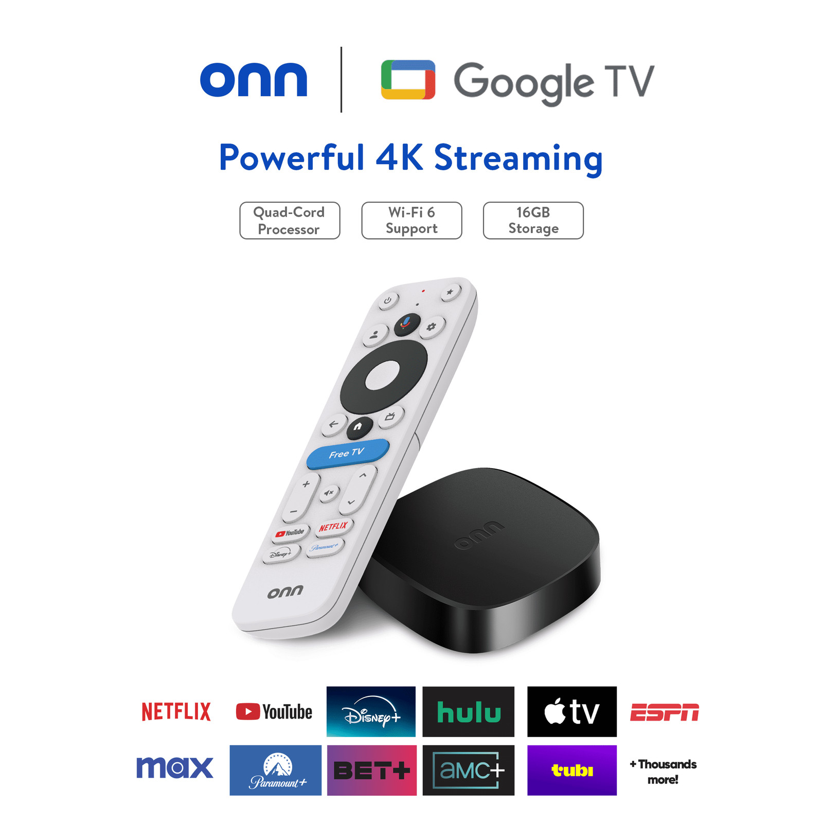 TV 4K Plus Streaming Device (New 2025) 4K UHD, Dolby Vision, Dolby Atmos