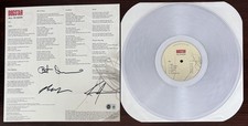 Keanu Reeves & Dogstar SIGNED ALL IN NOW Sheet & CLEAR VINYL LP BAS Beckett COA