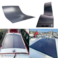 Custom Size CIGS Flexible Solar Panel 358mm Width Boat Barge Motorhome DC22.30