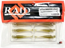 RAID JAPAN Little Sweeper 2.5" Lure Stalker Fish 8 pcs Unused