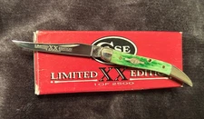 CASE XX LIMITED EDITION EMERALD GREEN BONE TINY TOOTHPICK NEW IN BOX 610096