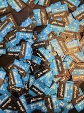 Lot of 10 - 256GB Used Micron MICRO SD Memory Cards Full Capacity Formatted