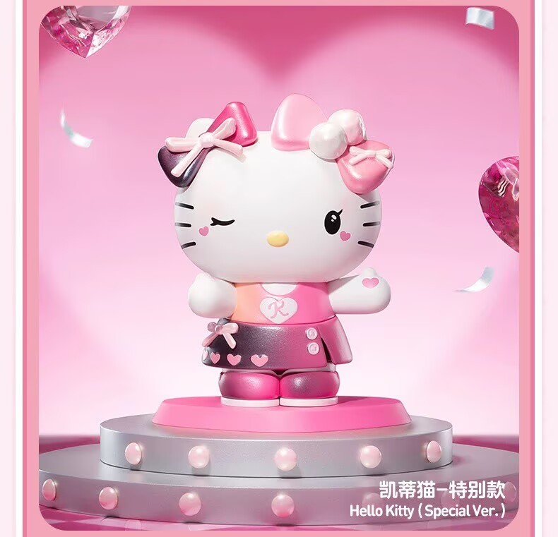 Authentic SANRIO CHARACTERS PINK PARTY Series Blind Box  12 Cute Pink Sanrio-Style Blind Box (Character Collectible) main image 2