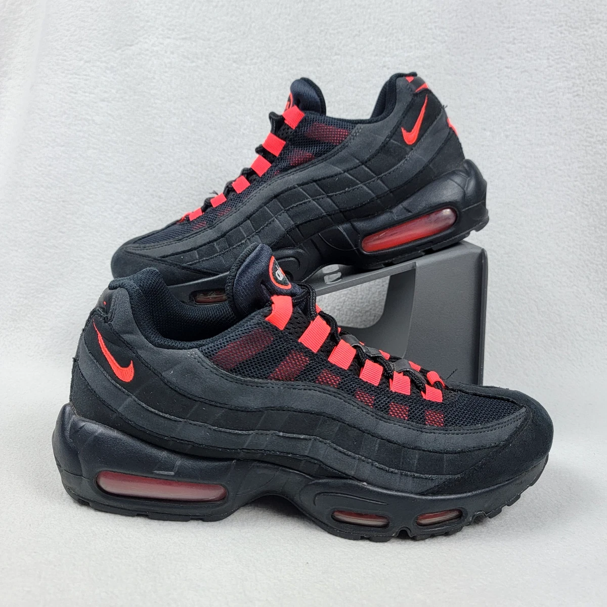 Nike Air Max 95 Black Laser Crimson for Sale | Authenticity