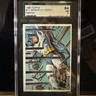 1966 TOPPS BATMAN #17 SPIKES OF DEATH SGC 84 PSA 7