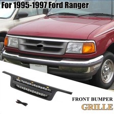 Front Bumper Honeycomb Grille Wled Light Raptor Style For 1995-1997 Ford Ranger