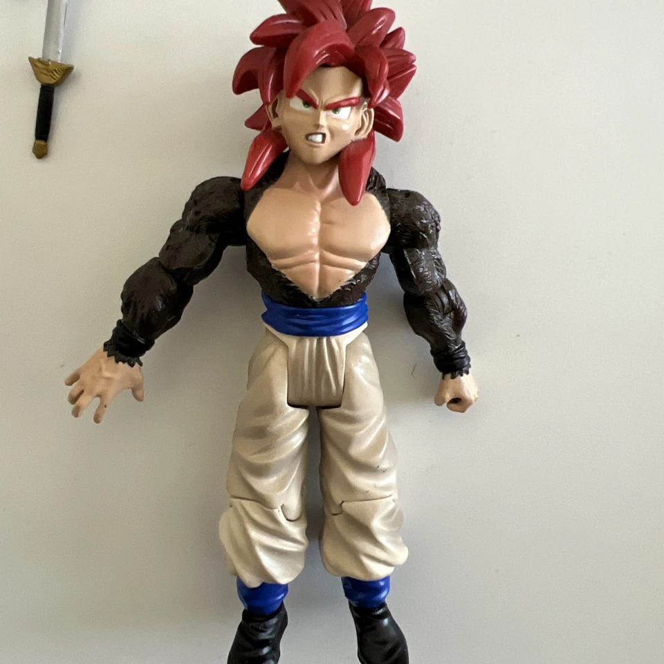 2004 Jakks Pacific Dragon Ball GT Super Saiyan 4 SSJ4 Gogeta Big Bang Kamehameha - Image 2 of 4