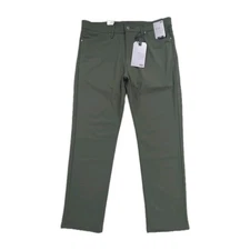 Levis Pants Mens 36×30 511 Tech Pant Slim High Stretch Green NWT