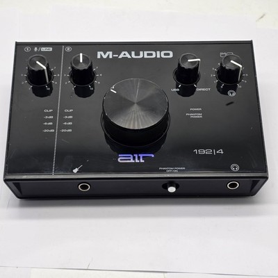 M-AUDIO AIR 192/4 USB C Audio Mixer Interface für Aufnahme (schwarz)