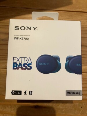 SONY WF-XB700 LZ Wireless Earphone Bluetooth  EXTRA BASS Blue From Japan NEW