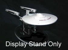 acrylic display stand for Eaglemoss Star Trek XL Enterprise 1701 TOS refit & A