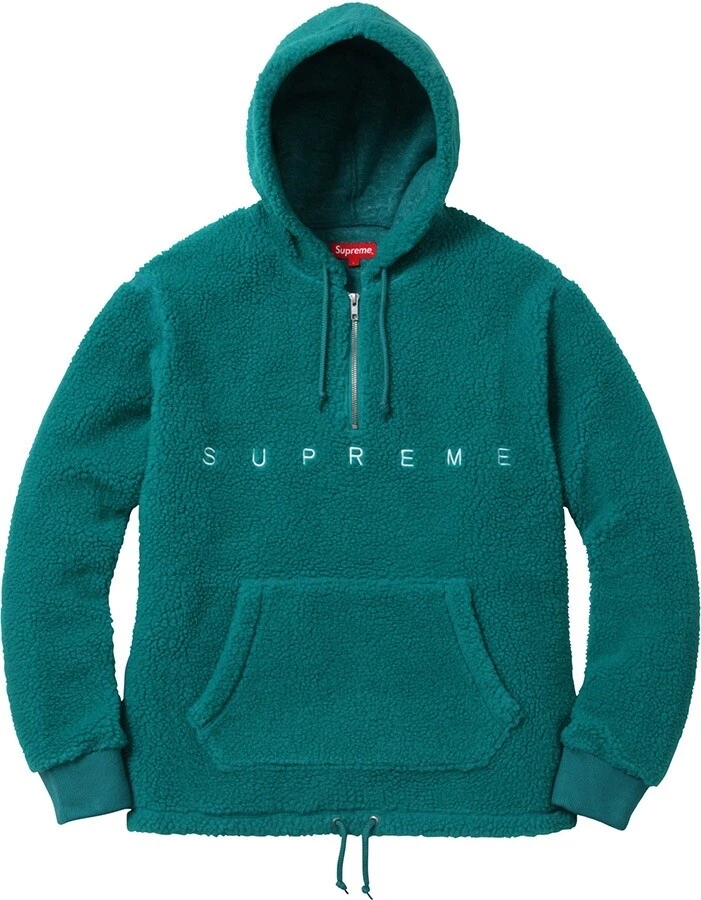 PULL POLAIRE SHERPA SUPREME FW15 SARCELLE TAILLE XL NEUF LOGO BOÎTE DEADSTOCK