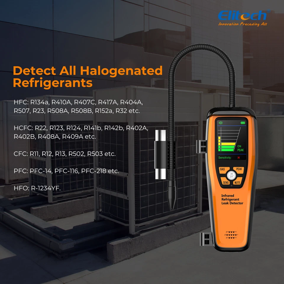 Elitech ILD-300 Advanced Refrigerant Leak Detector Freon Gas Detector W/Case - Image 4 of 4