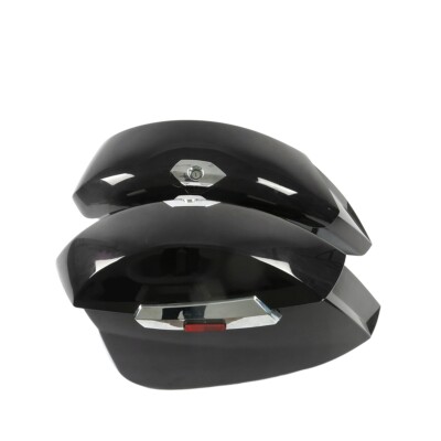 Black ABS Hard Saddlebags for Victory Cross Country Cross Roads 2010-2017