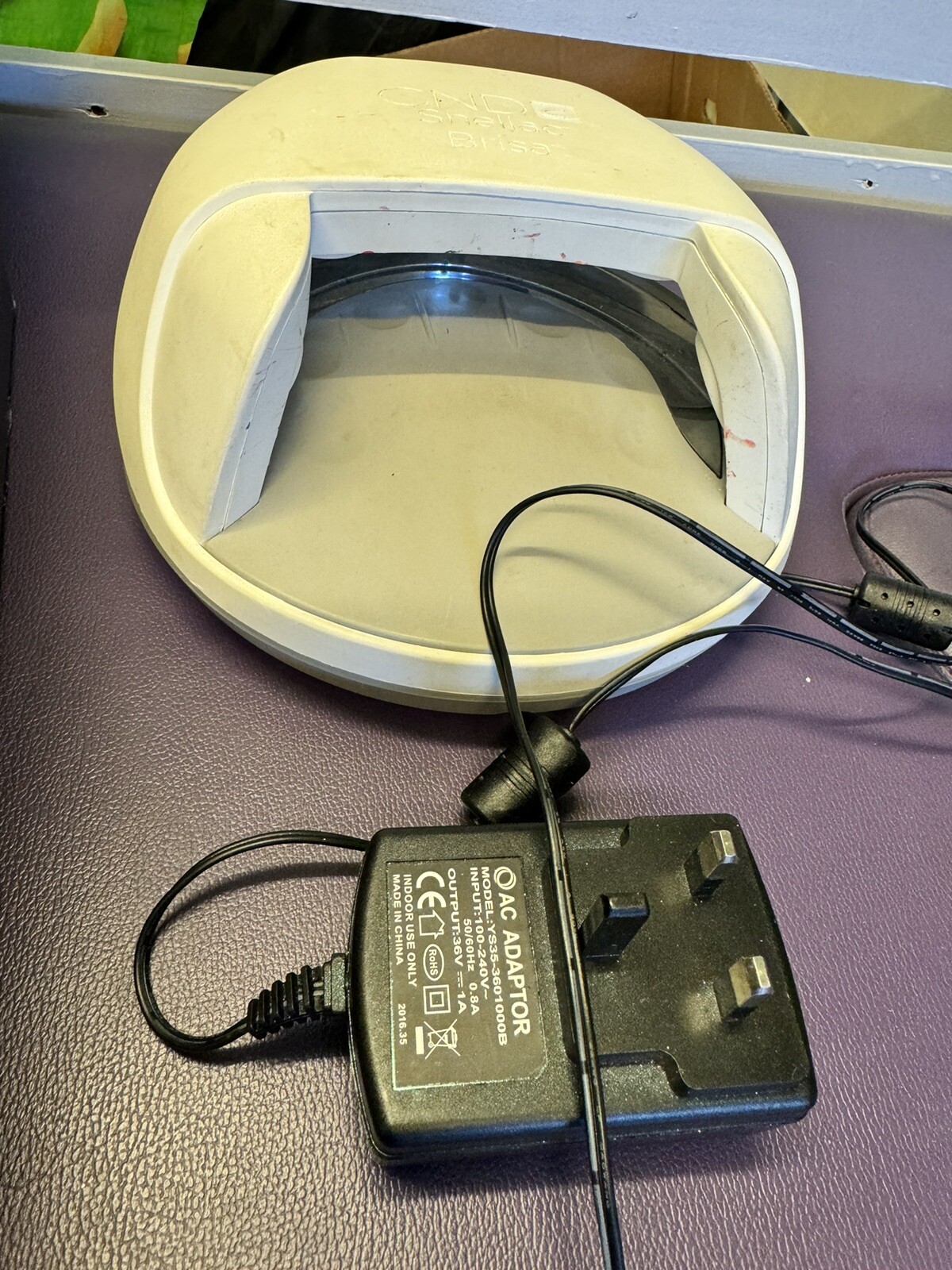 Genuine CND Shellac & Brisa LED Nail Cure Lamp, Full Working Order, UK