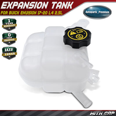 Engine Coolant Expansion Tank w/ Cap for Buick Envision 2017-2020 L4 2.5L Petrol